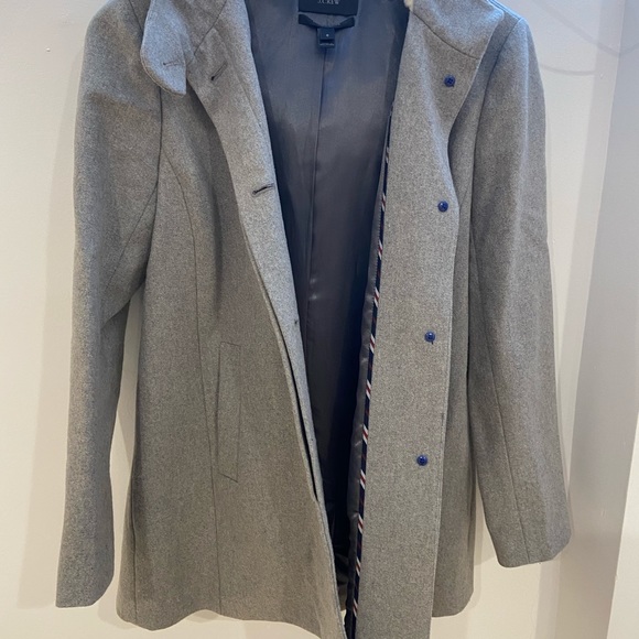 Swingy coat in Italian wool - Picture 3 of 6